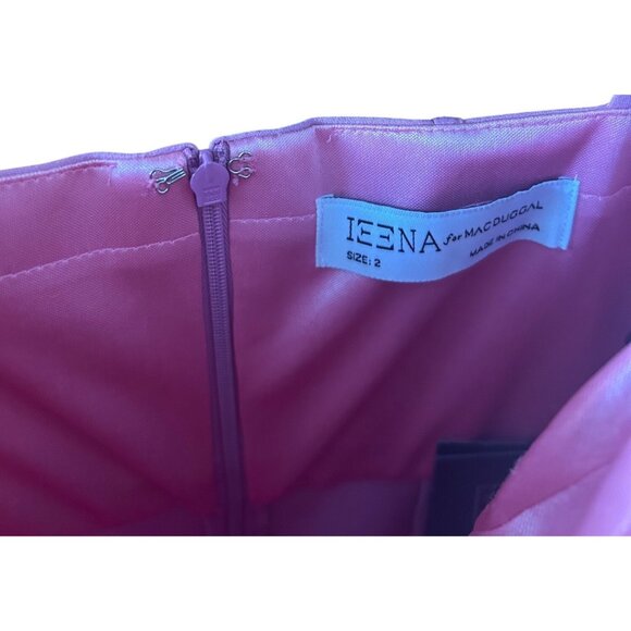 Mac Duggal IEENA Pink Rhinestone Bustier Jumpsuit 11765 Wide Leg Size 2 - Picture 14 of 16